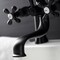 Kingston Brass KS228MB Deck Mount Clawfoot Tub Faucet with Hand Shower, Matte Black KS228MB - alternate 5